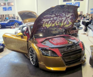 Zmasakrowane Audi TT Louis Vuitton