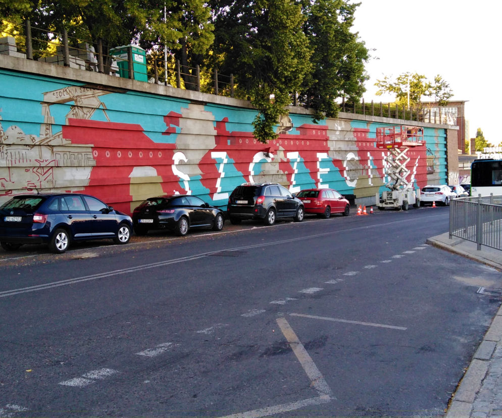 Na ulicy Owocowej powstaje nowy mural