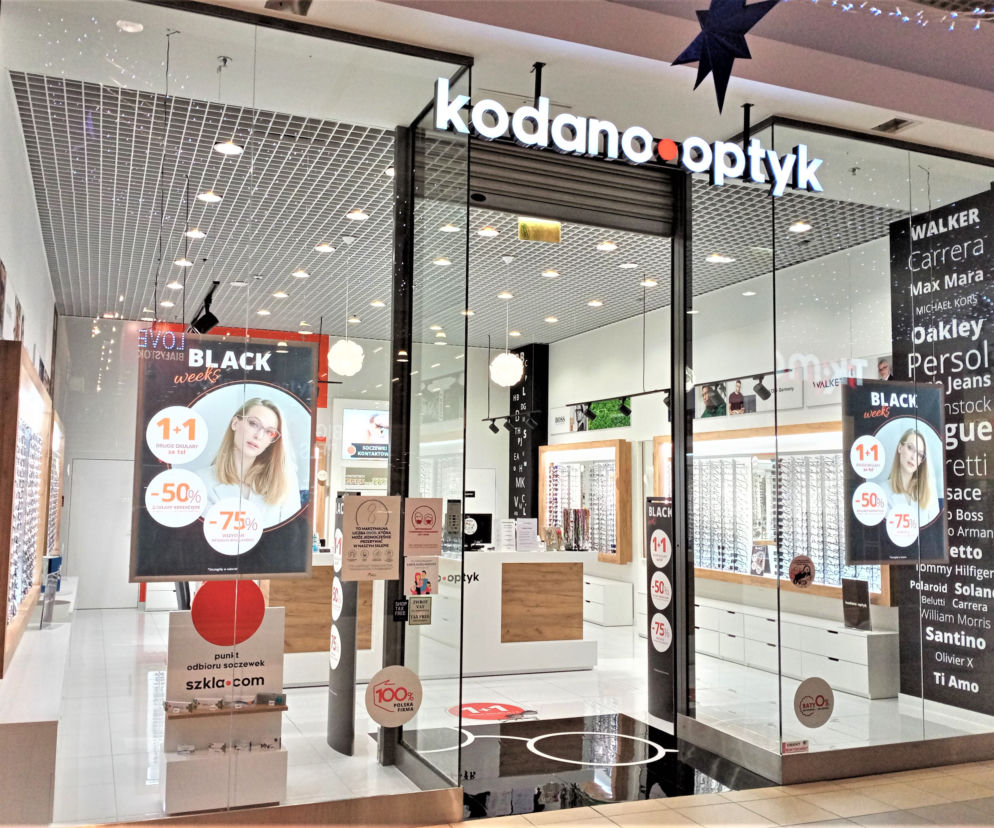 Black Weeks w KODANO Optyk! Okulary korekcyjne 50% taniej!