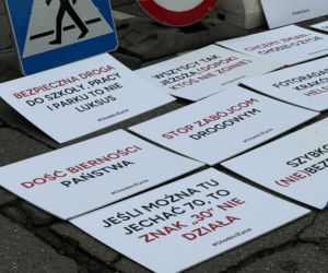 Cichy marsz w Krakowie po tragicznym wypadku. Zginęło młode małżeństwo