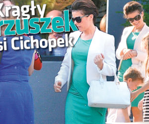 Krągły brzuszek Kasi Cichopek
