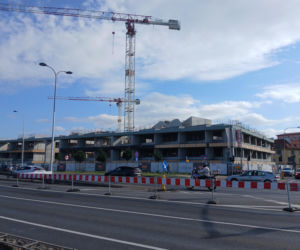Budowa Wydziału Dziennikarstwa, Informacji i Bibliologii UW przy ul. Bednarskiej 2/4 w Warszawie