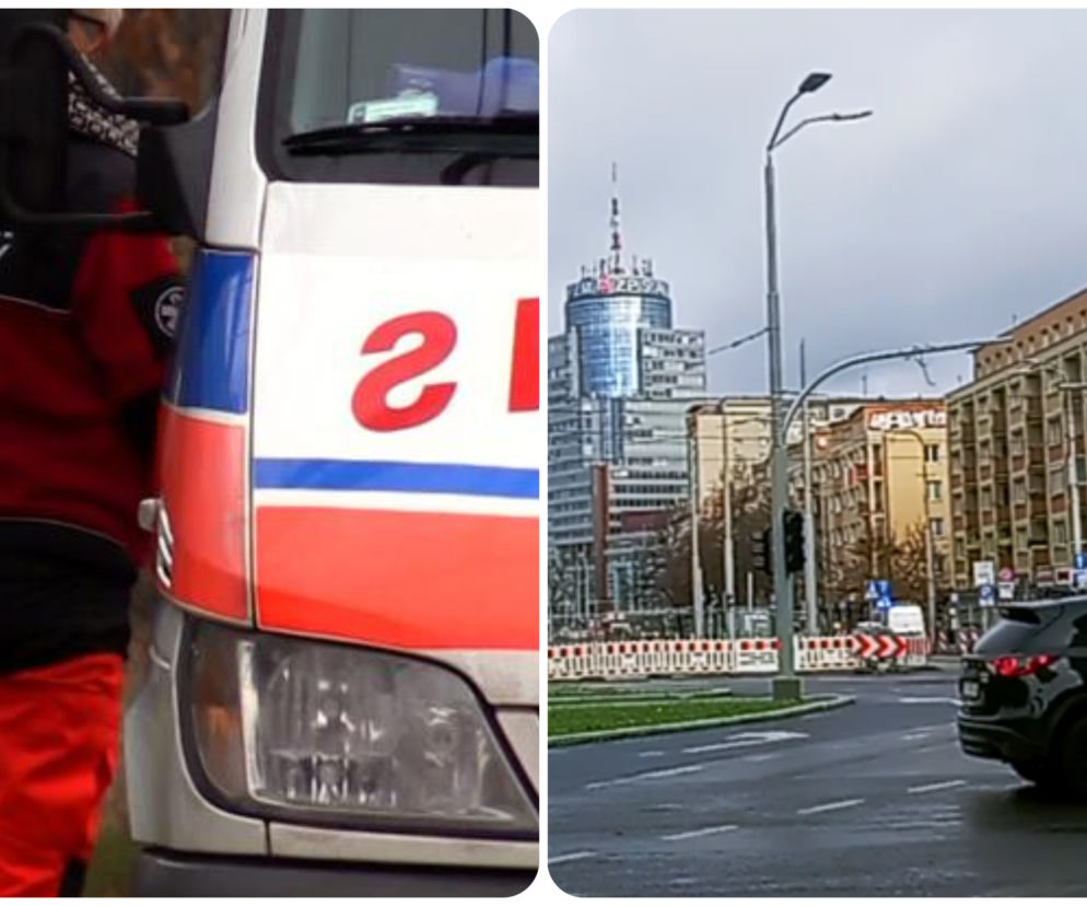 Groźny wypadek w centrum Szczecina. Ciężarówka potrąciła starszą kobietę