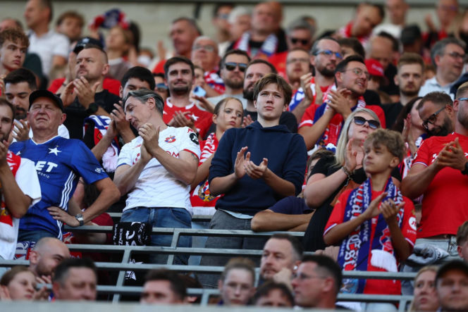 Wisła Kraków - Wieczysta Kraków: Zdjęcia kibiców i zawodników z meczu 6. kolejki PKO BP Ekstraklasy