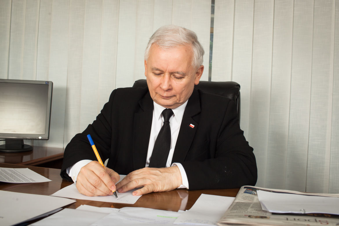 Tu będzie siedział Kaczyński