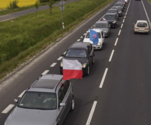 Protest pracowników kopalni i elektrowni Turów