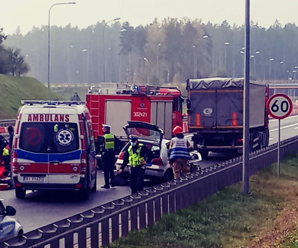 Wypadek śmiertelny na obwodnicy Wasilkowa