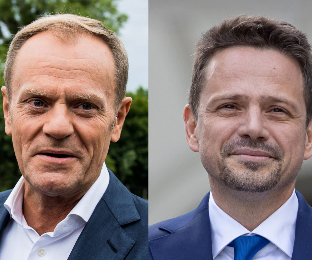 Donald Tusk i Rafał Trzaskowski