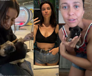 Malwina Wędzikowska uratowała psa