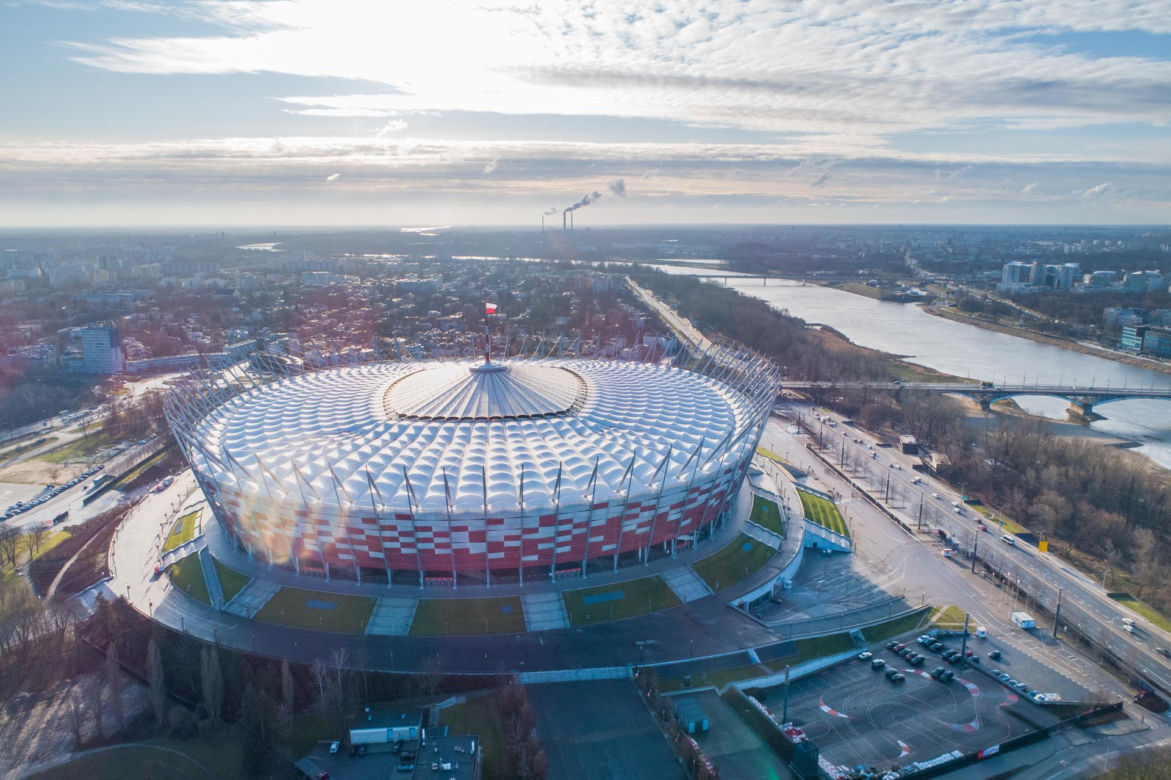 Największy stadion w Polsce: PGE Narodowy w Warszawie