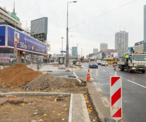 Tak zmieniają się okolice ronda Dmowskiego