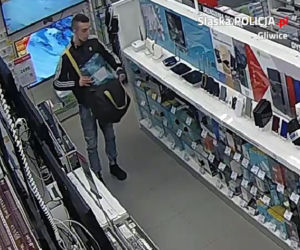 Gliwice: Okradł sklep komputerowy. Rozpoznajesz go?