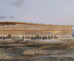 Największe centrum logistyczne z drewna i słomy od pracowni Henning Larsen