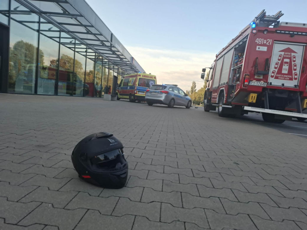 Śmiertelny wypadek motocyklisty