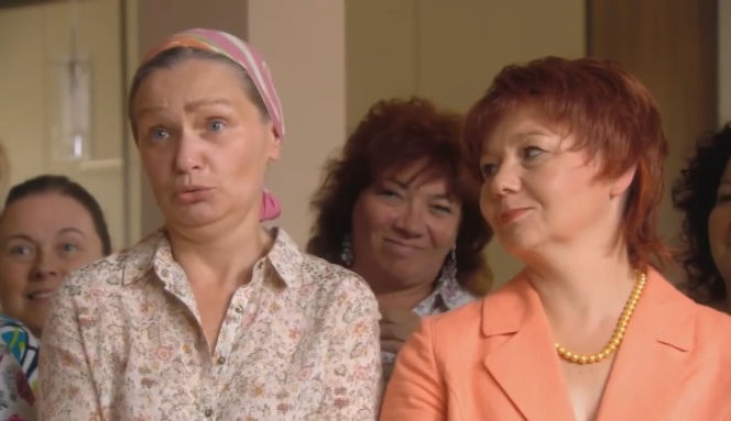 Ranczo 8 sezon odc. 102. Solejukowa (Katarzyna Żak), Hadziukowa (Dorota Nowakowska)
