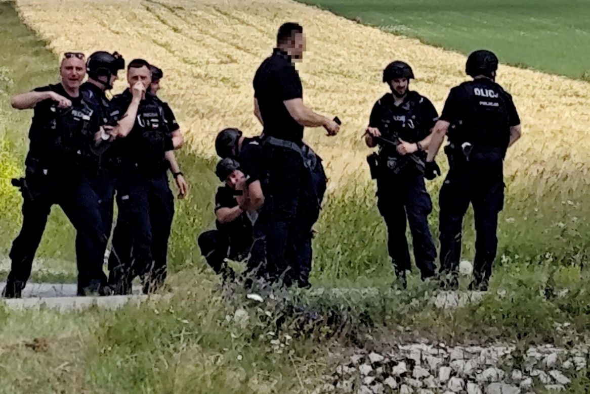 Zatrzymanie Dariusza R. po zbrodni w Mierzawie