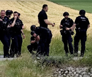 Zatrzymanie Dariusza R. po zbrodni w Mierzawie