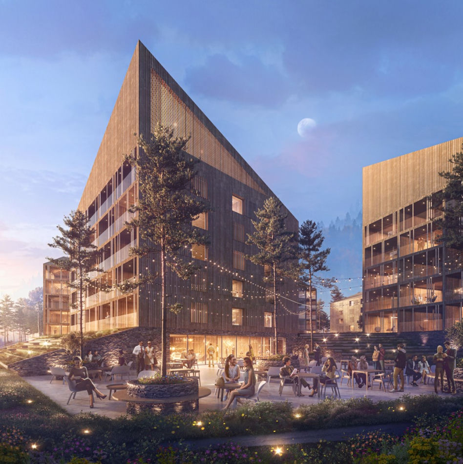 Zespół hotelowy w Wiśle projektu Franta Group