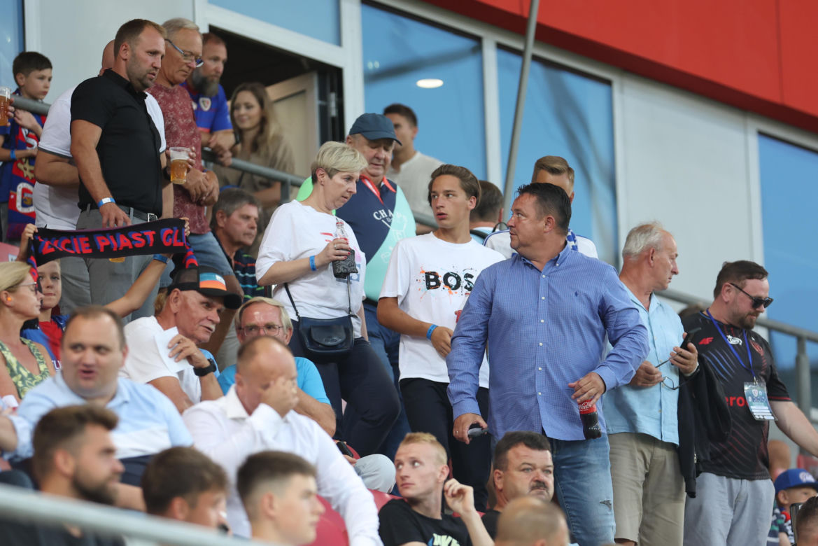 Kibice na meczu Piast Gliwice - Ruch Chorzów