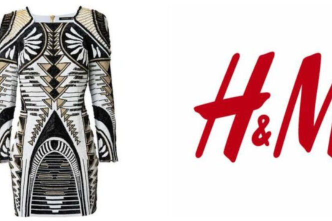 h&m, balmain