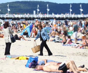 Izabela Trojanowska elegancka nawet na plaży