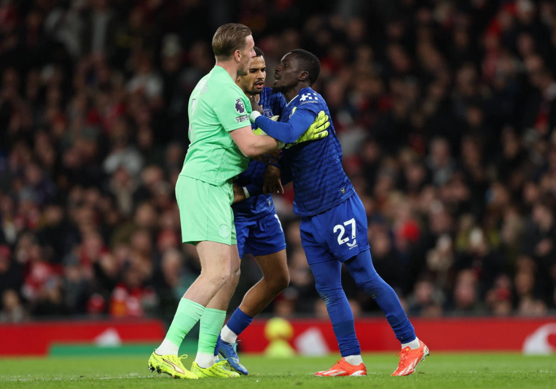 Awantura w meczu Man Utd - Everton