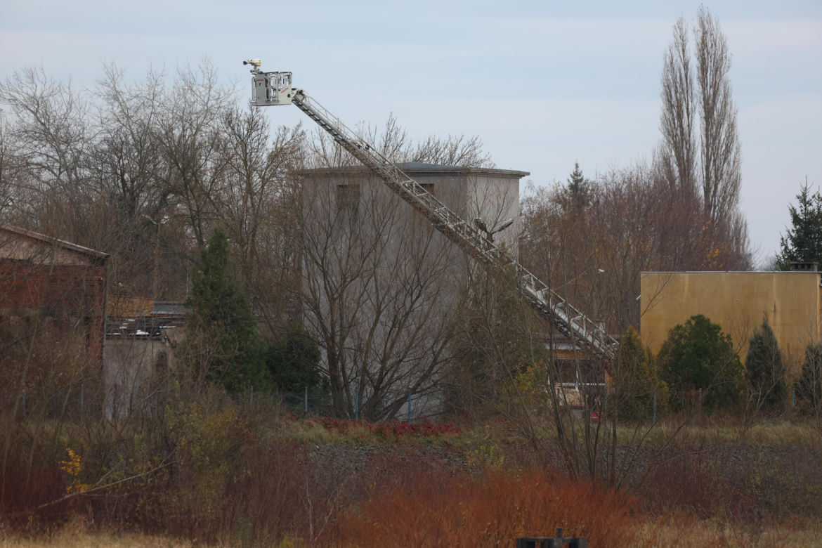 Pożar składowiska chemikaliów 