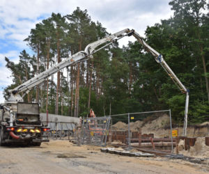 Budowa węzła Głębokie - lipiec 2020