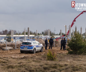Pocisk artyleryjski na terenie budowy przy obwodnicy - Ełk !