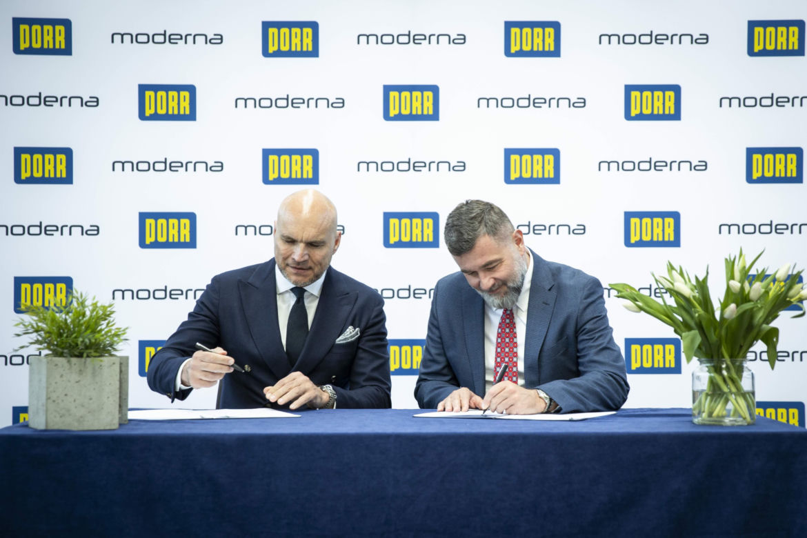 Moderna i PORR łączą siły w prefabrykacji - nowa spółka i zakład w Kartoszynie