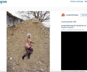 Pupa na kupie piasku - dziwaczna sesja Kim Kardashian!