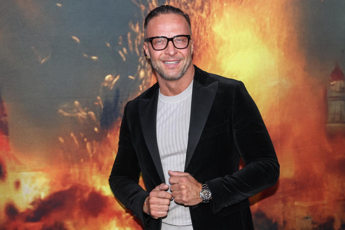Marek Krupski na premierze filmu "Putin"