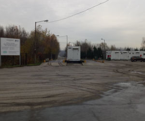 Drony nad składowiskiem odpadów w Katowicach