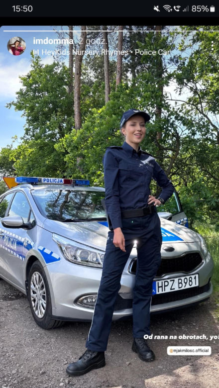	M jak miłość nowy sezon.  Natalka (Dominika Suchecka) na planie