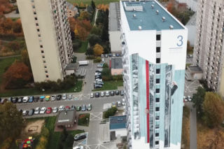 Gigantyczny mural na Winogradach! Upamiętnia historyczny strajk w Stoczni Gdańskiej