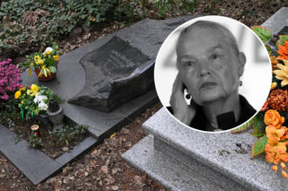 Zmiany na grobie prof. Staniszkis. Kamienny pomnik bez krzyża [ZDJĘCIA]