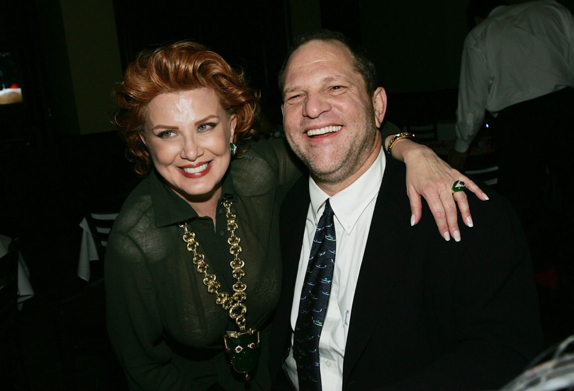 Georgette Mosbacher i Harvey Weinstein