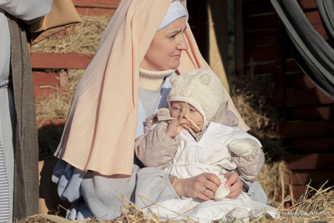 Karol i Marta Nawroccy na Orszaku Trzech Króli