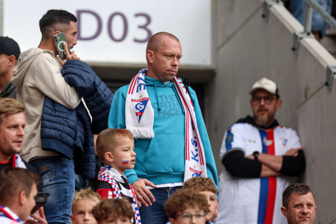 Górnik Zabrze - Lech Poznań: Zdjęcia kibiców i zawodników z meczu 8. kolejki PKO BP Ekstraklasy