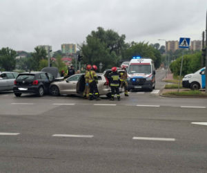 Wypadek na skrzyżowaniu w Starachowicach