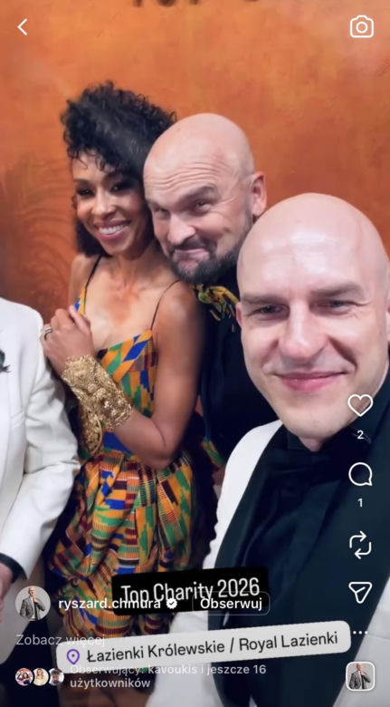 Omenaa Mensah, Rafał Brzoska i Ryszard Chmura