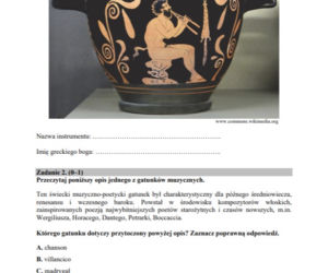 Arkusz CKE. Matura HISTORIA MUZYKI 2020