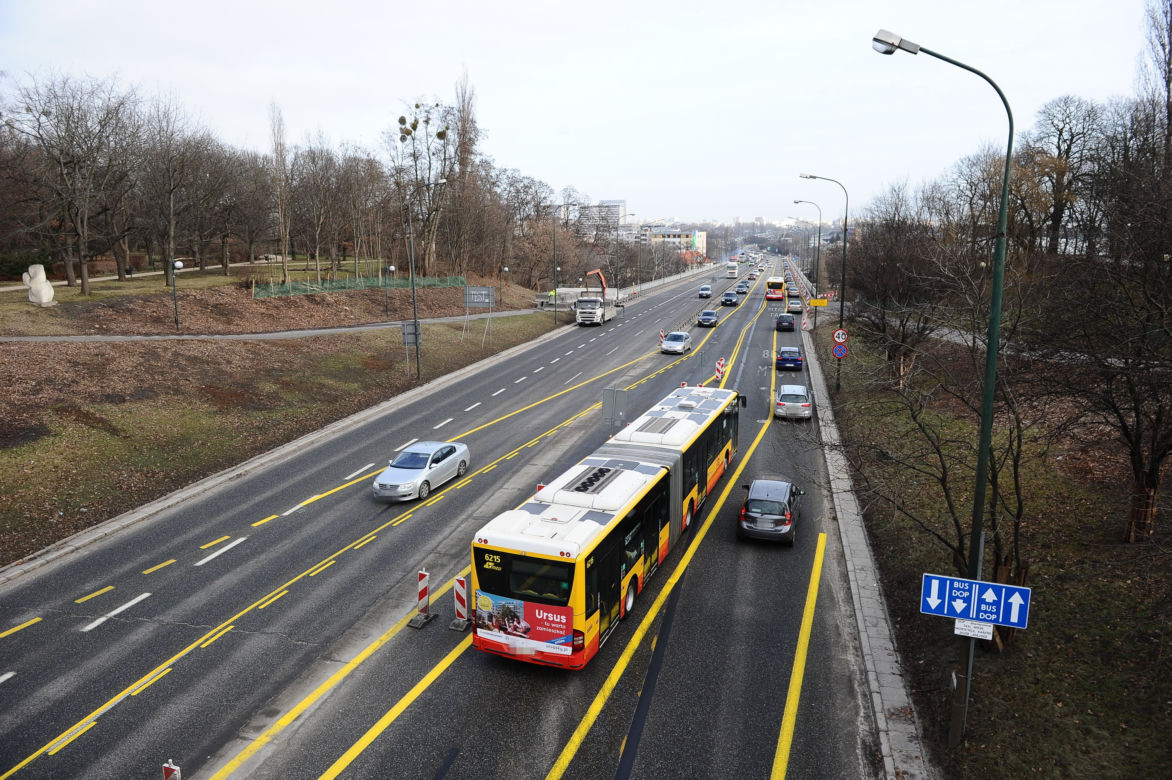 Trasa Łazienkowska zamknięta. Rozpoczął się wielki remont