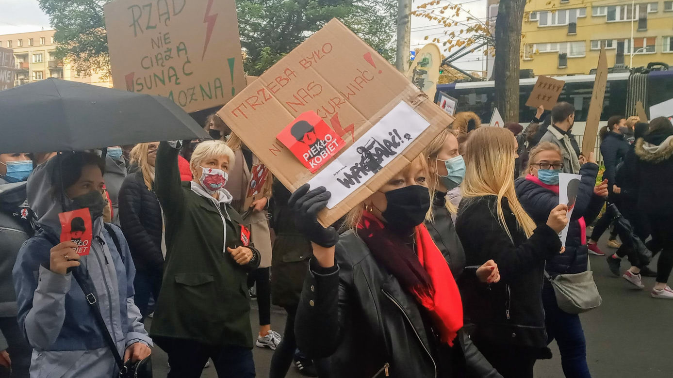 Protest kobiet w Szczecinie - 28.10.2020
