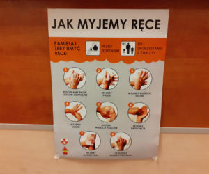 Instrukcja mycia rąk - przychodnia
