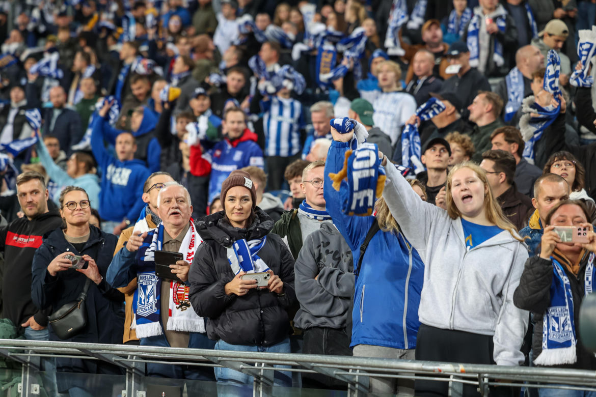 Lech Poznań - Sunderland: Zdjęcia kibiców i zawodników z meczu 3. kolejki fazy ligowej Ligi Europy 2026/27