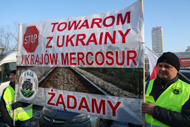 Protest rolników w Warszawie (9.01.2026)