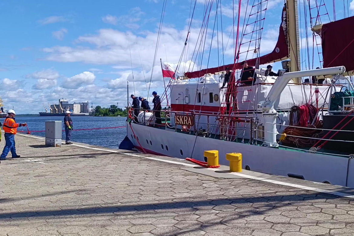 ORP Iskra w Szczecinie