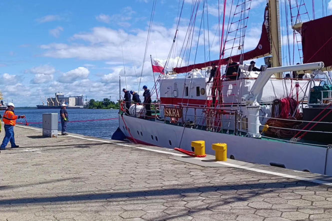 ORP Iskra w Szczecinie
