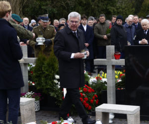 12. rocznica katastrofy smoleńskiej. Uroczystości na Powązkach Wojskowych